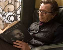 Oldman is an avid reader and has a big collection of books including poetry by Roger McGough, William Shakespeare, and Jane Austen.
